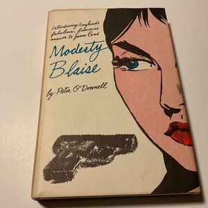 1st edition “Modesty Blaise” by Peter O’Donnell Female 007 1965